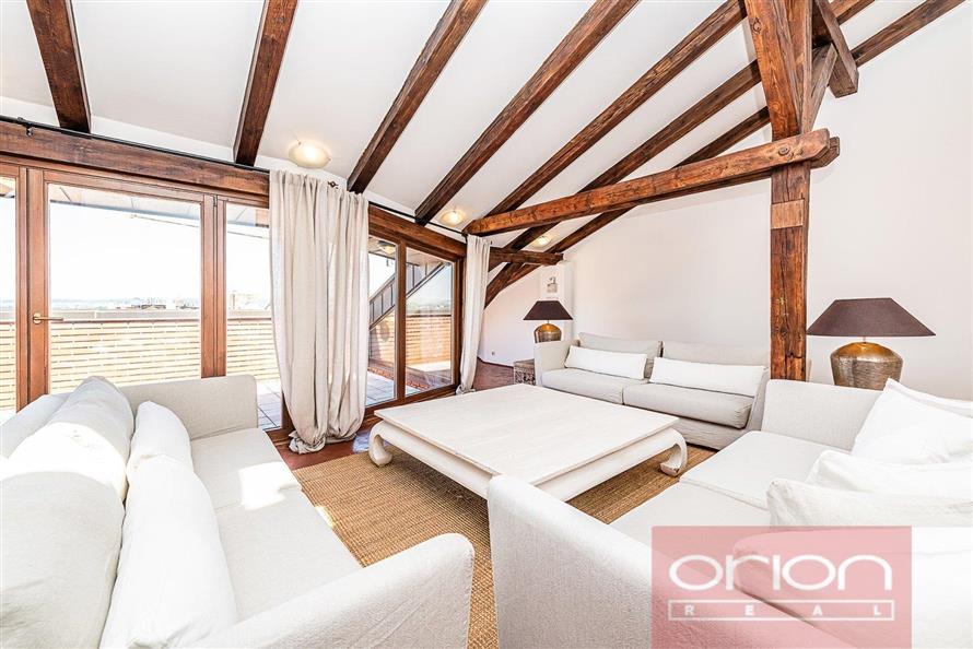 Luxury  duplex apartment with large terrace for rent: Prague 2- Vinohrady, Ibsenova