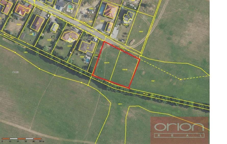 Sale of land for the construction of a family house: Nový Knín, Central Bohemian Region